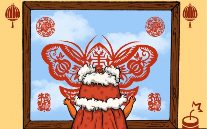 年味漸濃時(shí) - 臘月廿八，貼窗花